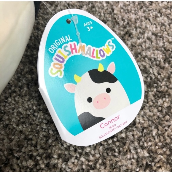 NWT 8” Connor the Cow Squishmallow - Picture 3 of 5